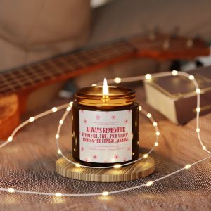 If You Fall I Will Pick You Up Scented Soy Candle