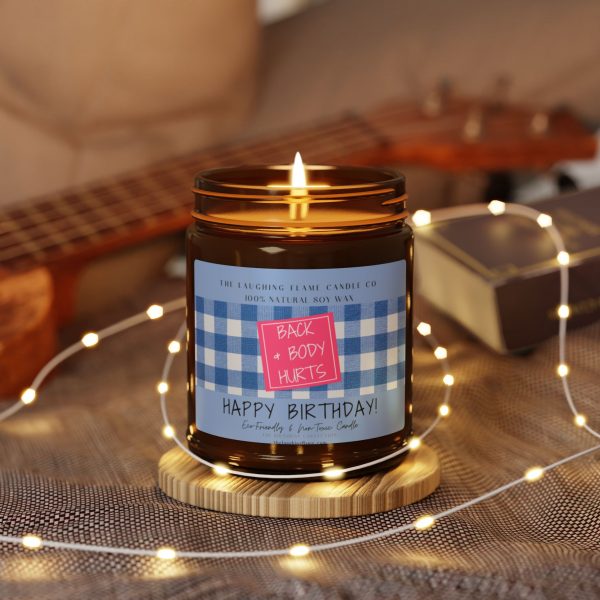 Back & Body Hurts Scented Soy Candle - Image 4
