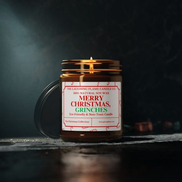 Merry Christmas, Grinches Scented Soy Candle - Image 6