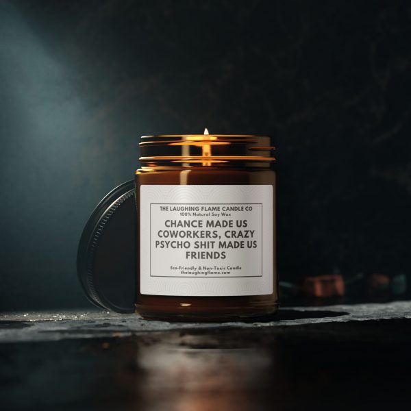 Crazy Psycho Sh*t Made Us Friends Scented Soy Candle - Image 6