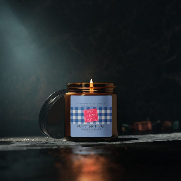 Back & Body Hurts Scented Soy Candle - Image 2