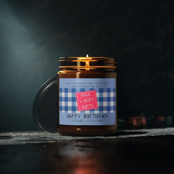 Back & Body Hurts Scented Soy Candle - Image 6