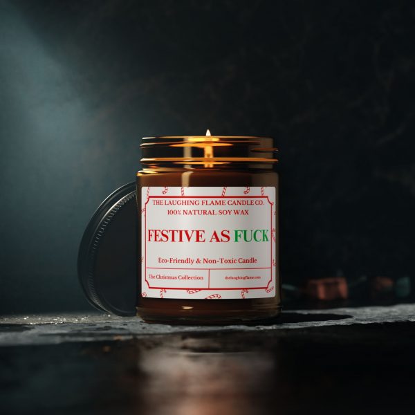 Festive As F*ck Scented Soy Candle - Image 6