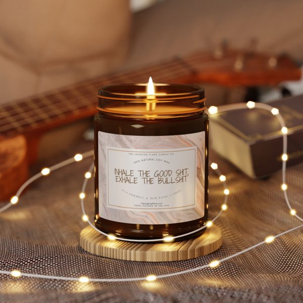 Inhale, Exhale Scented Soy Candle - Image 4