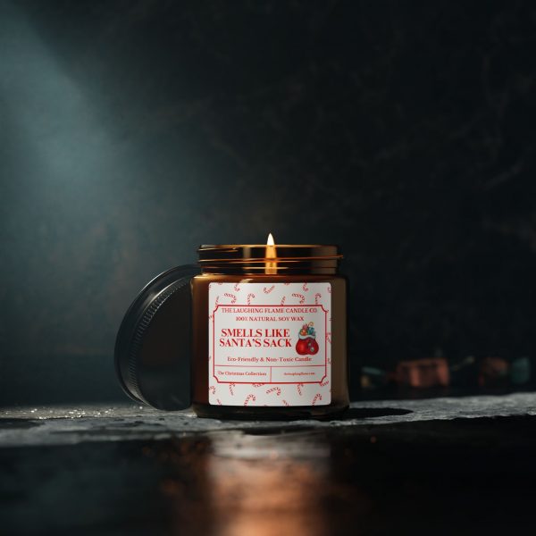 Smells Like Santa's Sack Scented Soy Candle - Image 3
