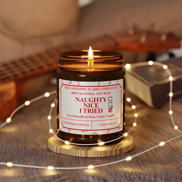 Naughty, Nice, I Tried Scented Soy Candle - Image 4