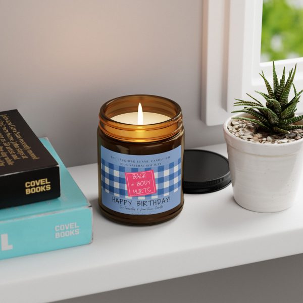 Back & Body Hurts Scented Soy Candle - Image 5