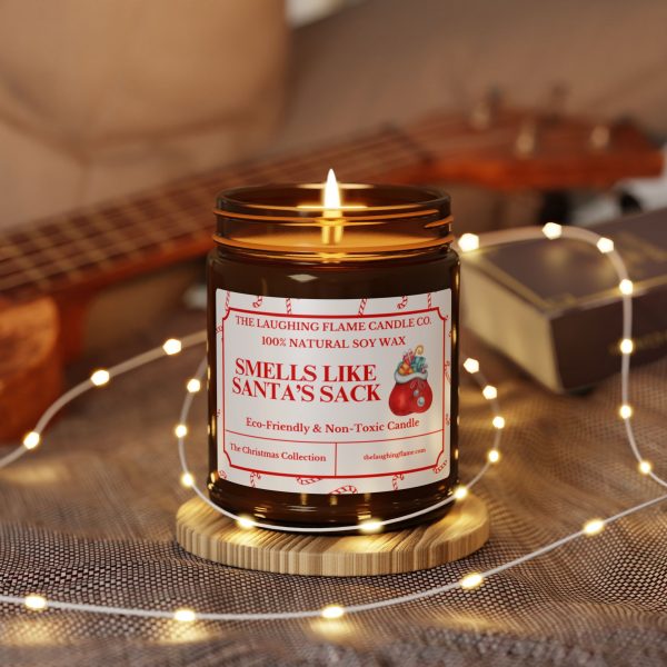 Smells Like Santa's Sack Scented Soy Candle - Image 4