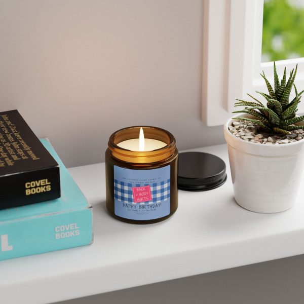 Back & Body Hurts Scented Soy Candle - Image 3